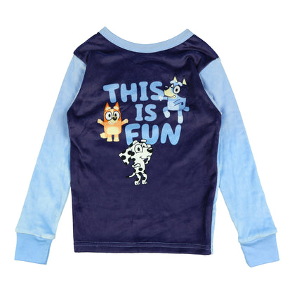 Bluey Pajamas Boys' This is Fun Ultra Soft Tight Fit Sleep Set