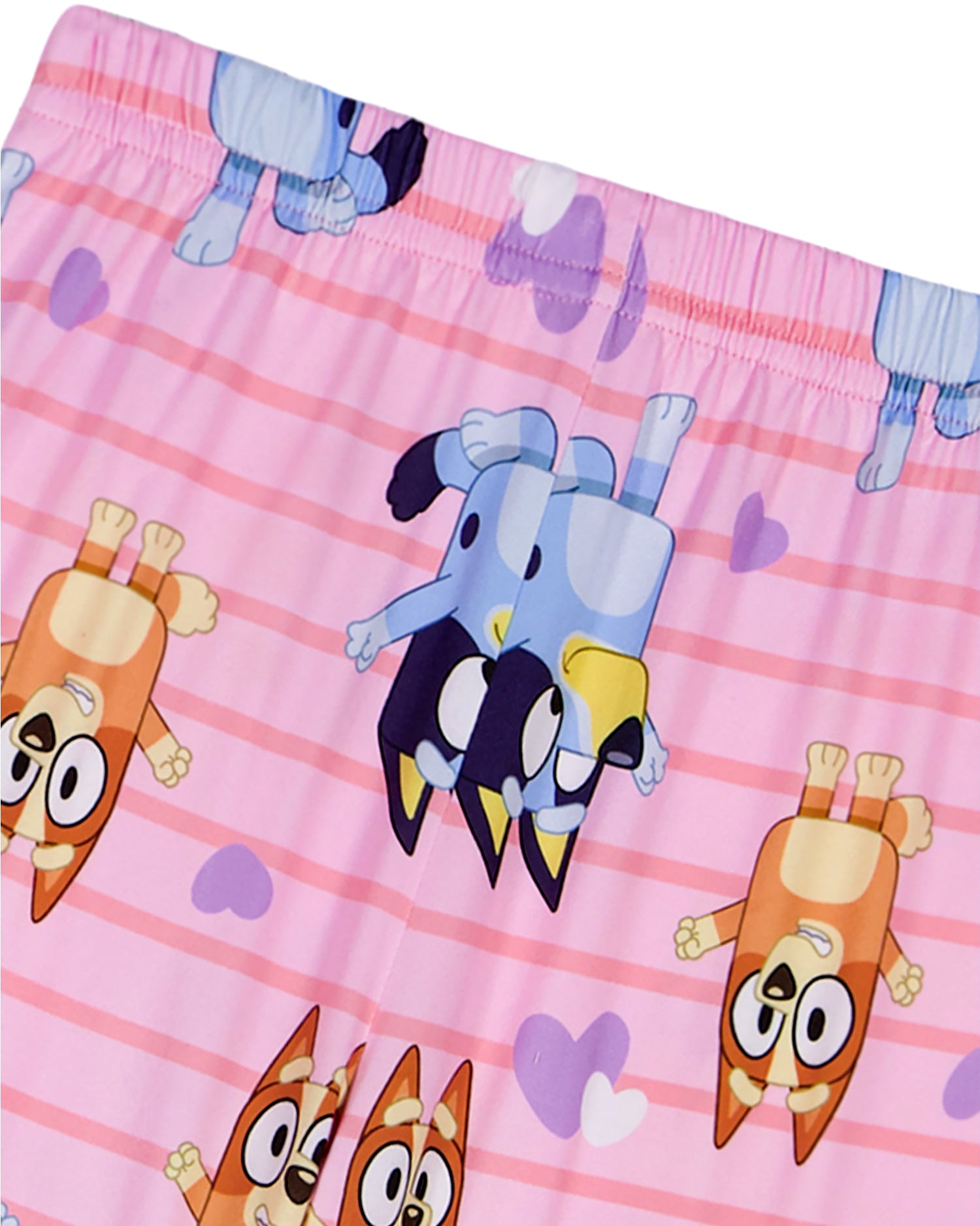 Bluey Pajamas Toddler Girl's Bluey and Bingo Short Sleeve Button Up Set