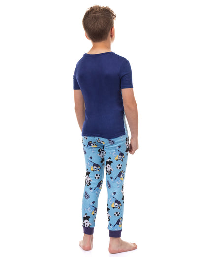Bluey Pajamas GO BLUEY Boy's 2-Piece Tight-Fit Sleep Pajama Set