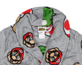 Nintendo Boys' Super Mario Yoshi and Super Mushroom Kids Fleece Robe