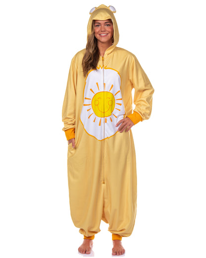 Care Bears Adult Kigurumi Union Suit Funshine Bear Costume Pajamas