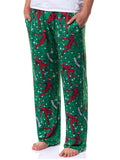 Deadpool Pajamas Men's Christmas Lights Seasons Greetings Lounge PJ Pants