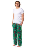 Deadpool Pajamas Men's Christmas Lights Seasons Greetings Lounge PJ Pants