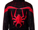Marvel Spider-Man Miles Morales Union Suit Adult One Piece Hooded Pajamas