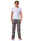 Marvel Pajama Pants Men's Heroes Hulk Captain America Iron Man Lounge Bottoms