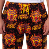 Stranger Things Pants Men's Hellfire Club Lounge Sleep Pajamas