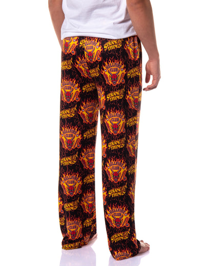 Stranger Things Pants Men's Hellfire Club Lounge Sleep Pajamas