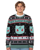 Pokemon Character Design Men's Crewneck Ugly Sweater for Christmas