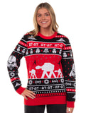 Star Wars Men's AT-AT Walker Pullover Ugly Christmas Crewneck Sweater