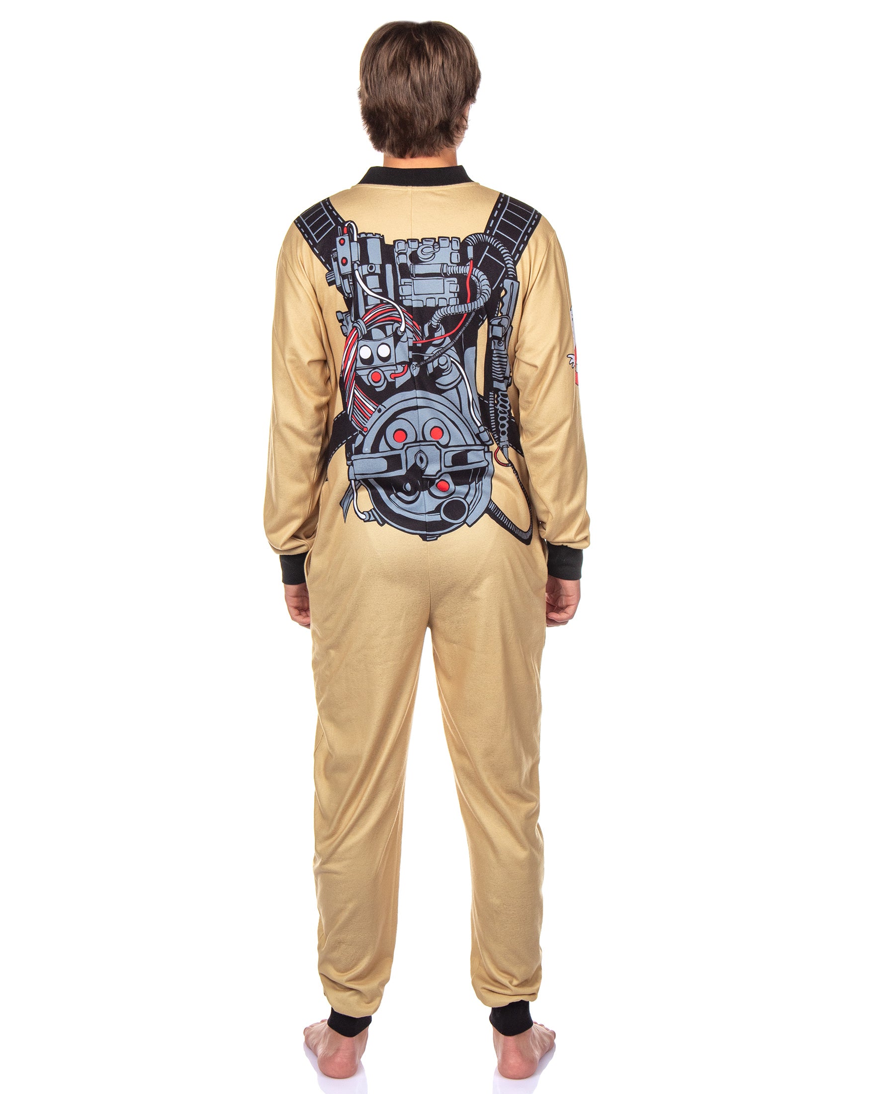 Ghostbusters Union Suit Adult Jumpsuit Costume One Piece Pajama Sleepwear