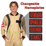 Ghostbusters Union Suit Adult Jumpsuit Costume One Piece Pajama Sleepwear