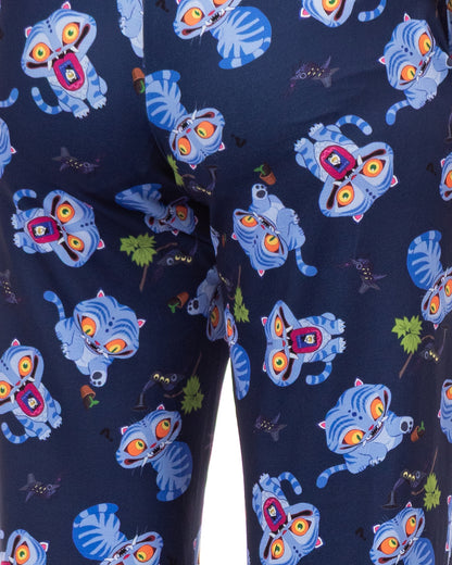 K-Pop Demon Hunters Pajama Pants Women's Derpy and Sussie Chibi Toss