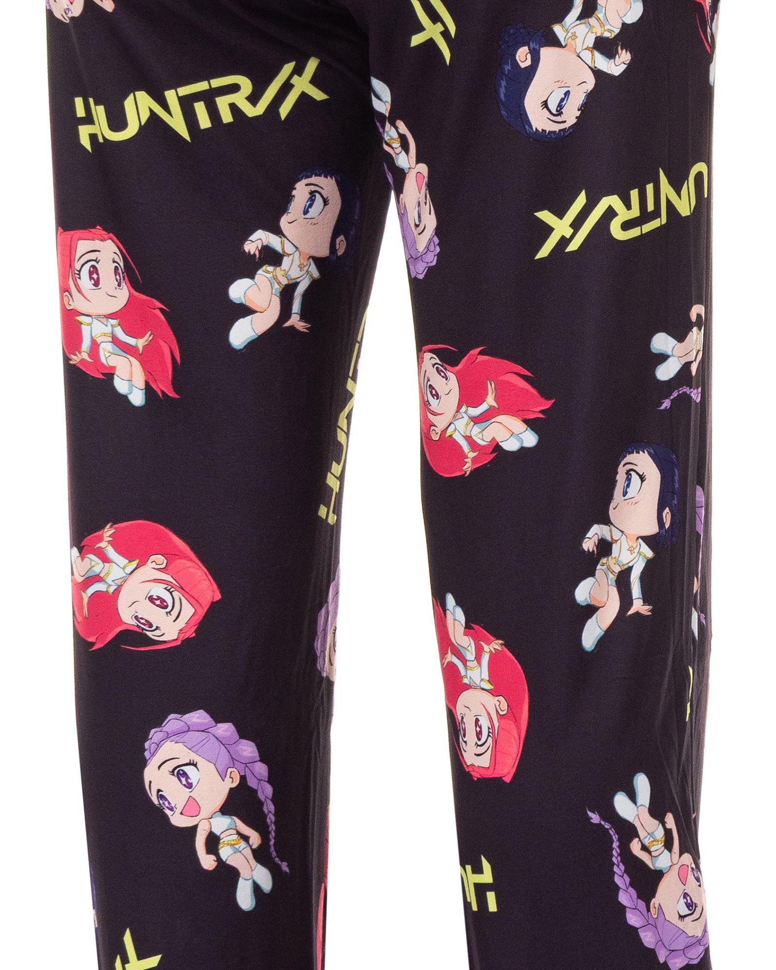 K-Pop Demon Hunters Pajama Pants HUNTR/X Chibi Toss Women's Loungewear