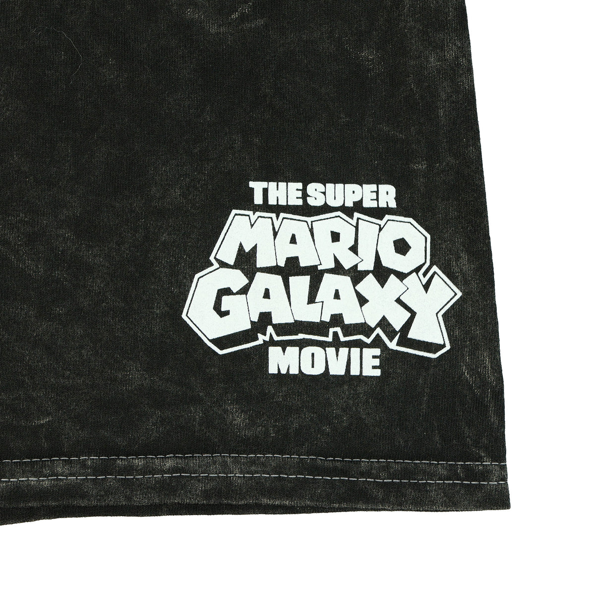 The Super Mario Galaxy Movie T-Shirt Men's Let's A Go Mineral Wash Tee