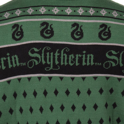 Harry Potter Sweater Men's Hogwarts House Crests Logo Ugly Sweater for Christmas