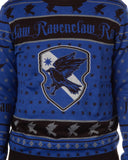 Harry Potter Sweater Men's Hogwarts House Crests Logo Ugly Sweater for Christmas