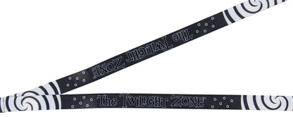 The Twilight Zone ID Lanyard Badge Holder w Hypnotic Spiral Rubber Pendant