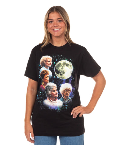The Golden Girls Women's Four Golden Girls Moon T-Shirt