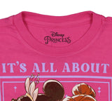 Disney Princess Girls' It's All About The Journey 4 Princess T-Shirt