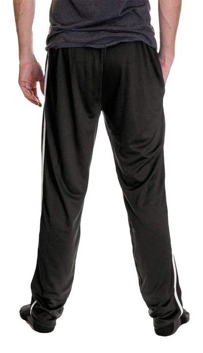 NHL Men's Open Bottom Striped Training Lounge Pants with Pockets