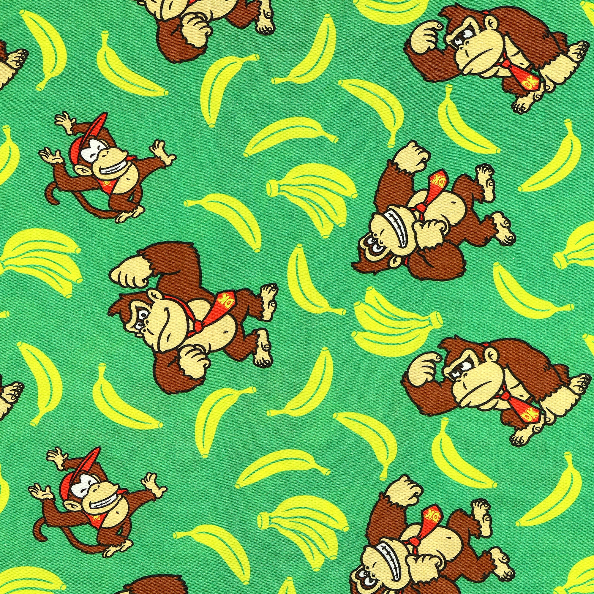 Nintendo Donkey Kong Hawaiian Shirt Men's Button Up Woven Top