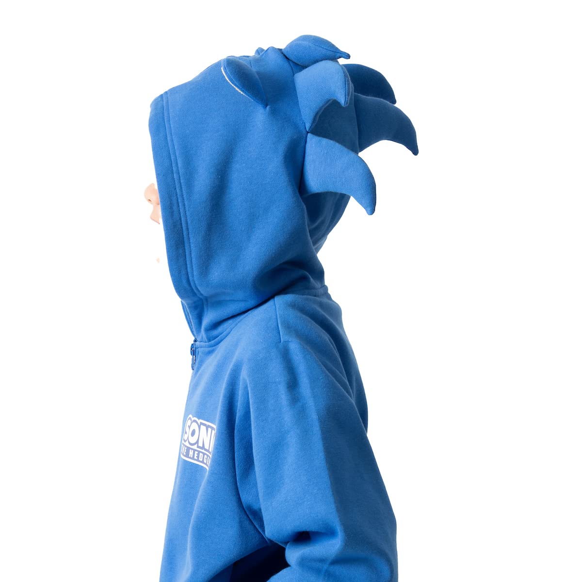 Sonic The Hedgehog Hoodie Boy's 3D Ears and Quills Zip Up Sweatshirt