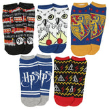The Wizarding World of Harry Potter No-Show Ankle Socks 5 Pack