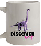 Jurassic Park Discover Yourself Dinosaur Ceramic Coffee Mug 11 Oz. Beverage Cup