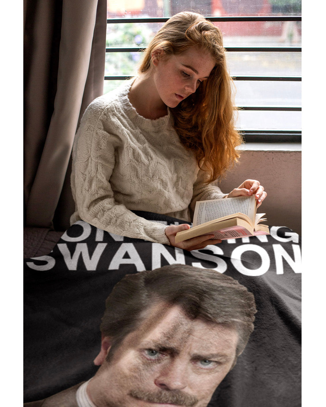 Parks And Recreation Ron Swanson Super Soft Fleece Throw Blanket