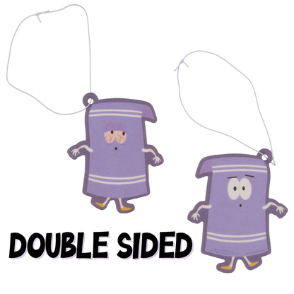 South Park Towelie Cardboard Hanging Air Freshener 3-Pack Set (Patchouli Scent)