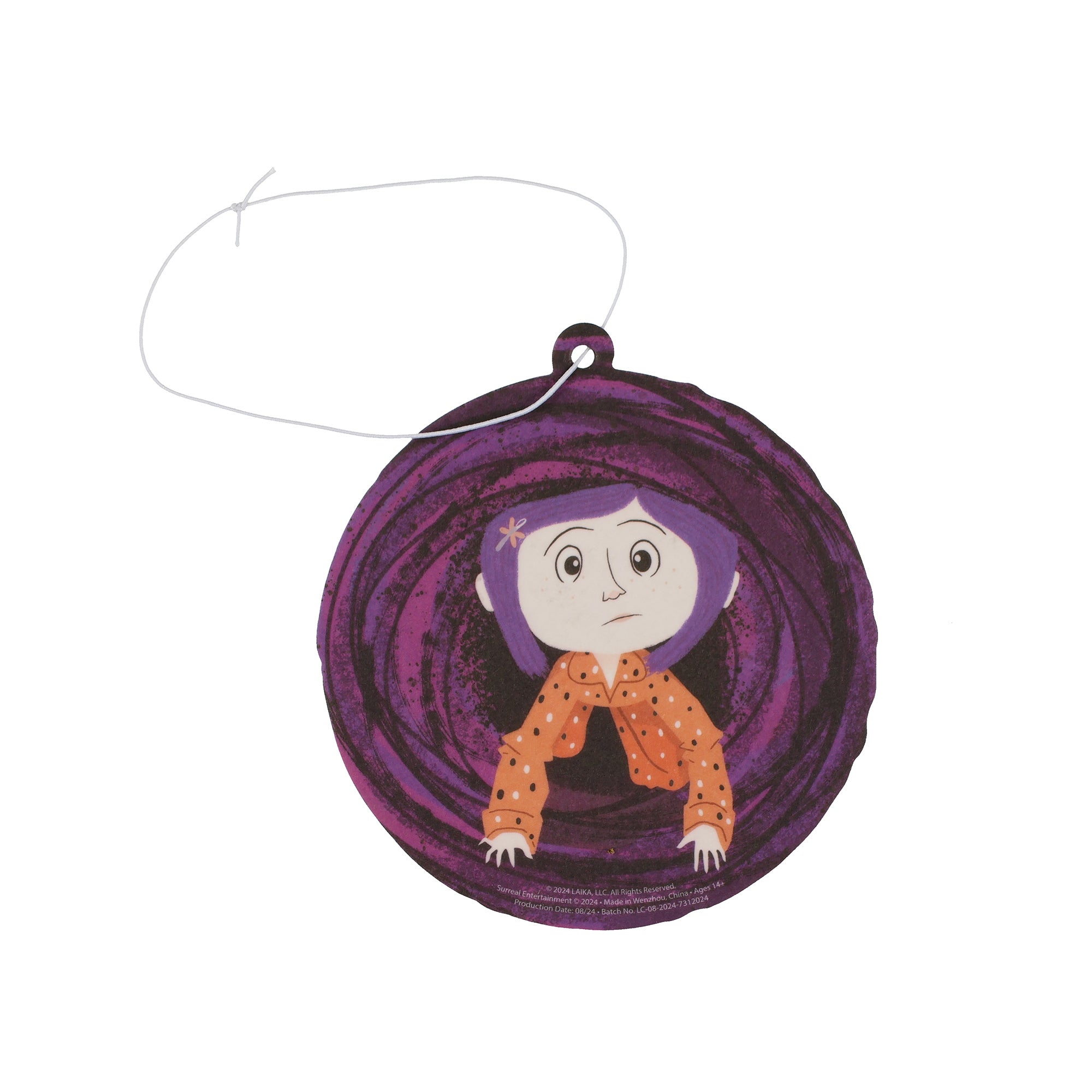 Coraline Double Sided Cardboard Hanging Air Freshener 3-Pack Set (Jasmine Scent)