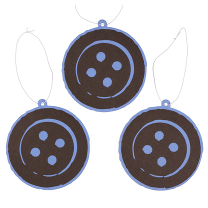 Coraline Double Sided Cardboard Hanging Air Freshener 3-Pack Set (Jasmine Scent)