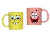 SpongeBob and Patrick Best Friends 2 Pack 11 oz Ceramic Coffee Mug