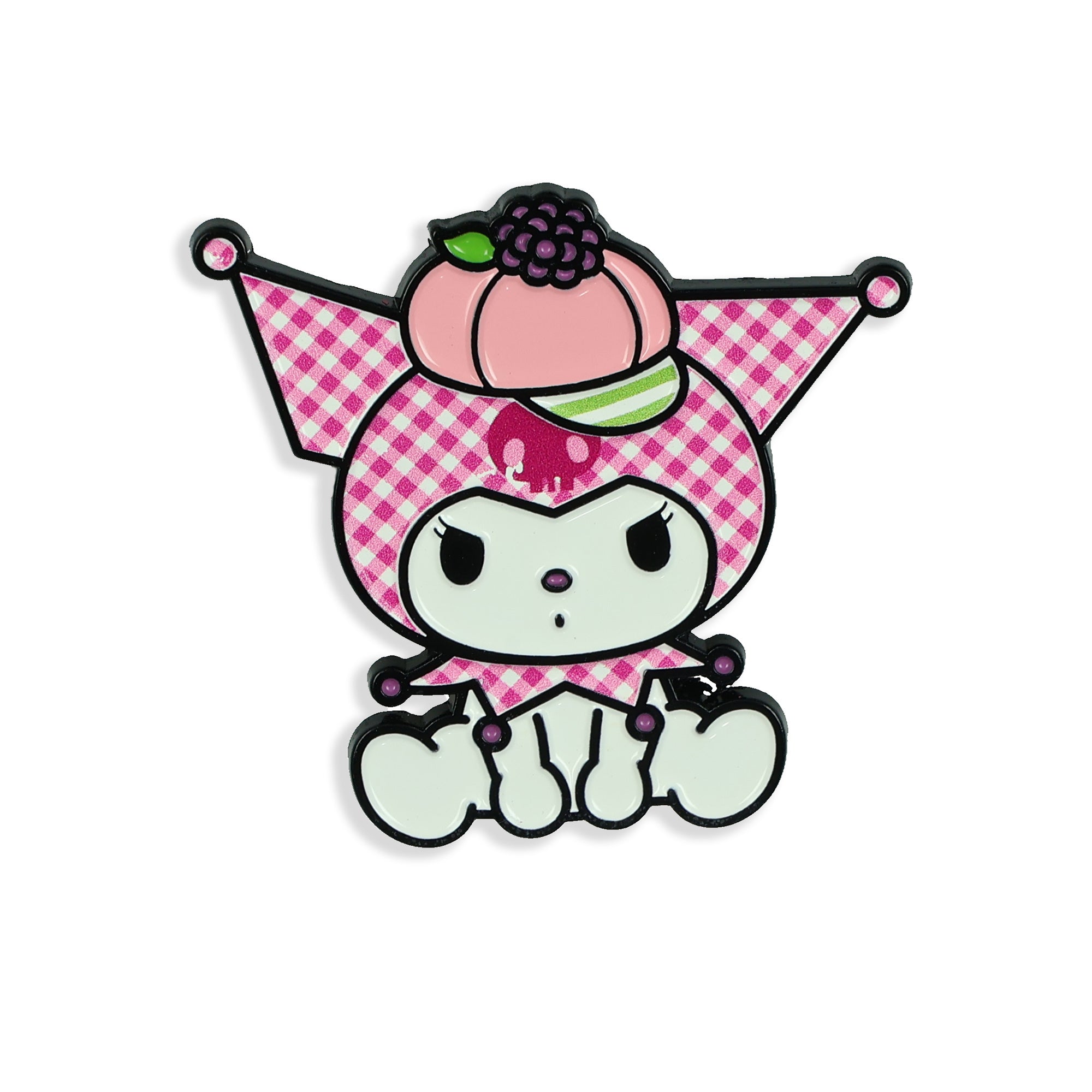 Hello Kitty X Kuromi Enamel Lapel Pin 2-Pack Set