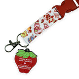 Strawberry Shortcake X Sanrio Hello Kitty & Friends Brakeaway Lanyard ID Holder