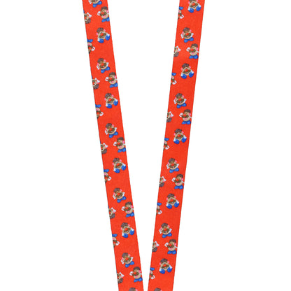 Mr. Potato Head Lanyard Put On A Happy Face Clear ID Badge Holder Keychain