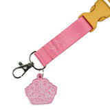 Wicked Lanyard You're Gonna Be Popular Breakaway Clear ID Badge Holder Keychain