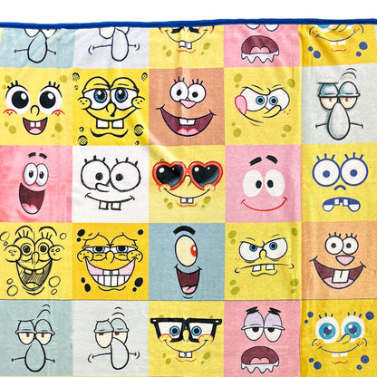 SpongeBob SquarePants Blanket Patrick Sandy Squidward Plankton Throw 45" X 60"