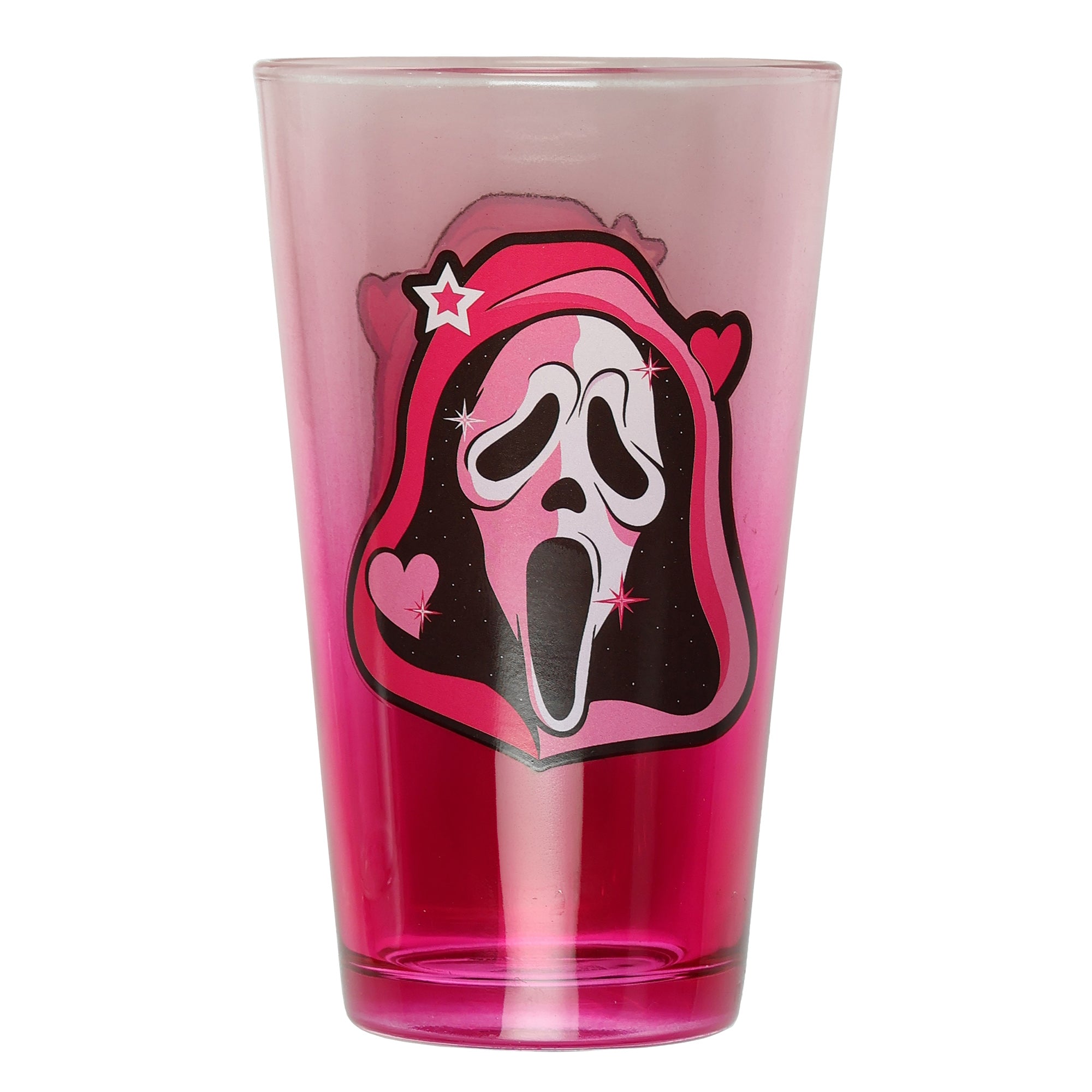Ghost Face Pint Glasses 2 Pack Call Me Horror Movie 16 Oz Drinking Tumblers