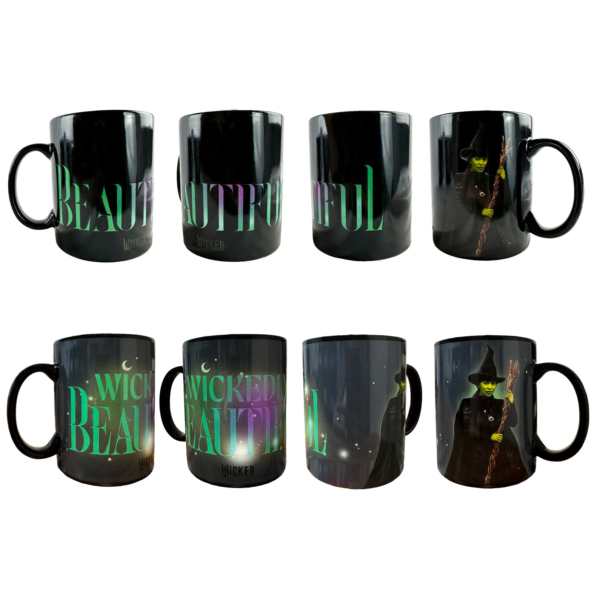 Wicked Mug Elphaba Wickedly Beautiful Color Changing 16 oz Heat Reactive Cup