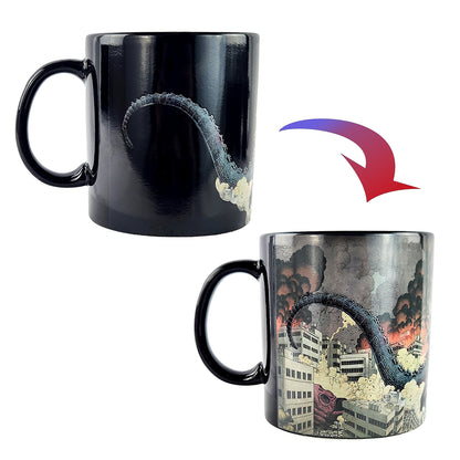Godzilla Mug Heat Activated 15 oz Color Changing Tea Coffee Cup