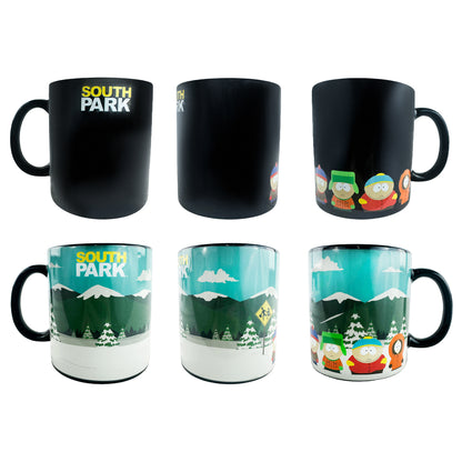 South Park Mug Character Winter Scene Color Changing 15 oz Heat Reactive Cup
