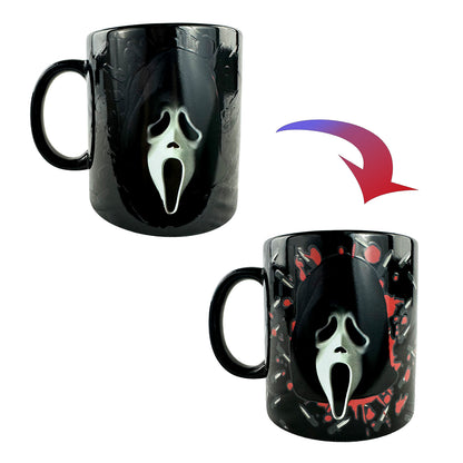 Ghostface Mug Thermal Magic Scene Changing Killin & Chillin 15 oz Coffee Cup