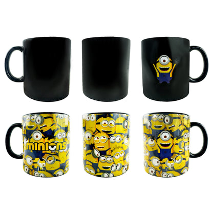 Minions Mug Heat Reactive Color Changing 15 oz Ceramic Coffee Cup