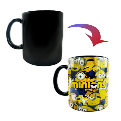 Minions Mug Heat Reactive Color Changing 15 oz Ceramic Coffee Cup