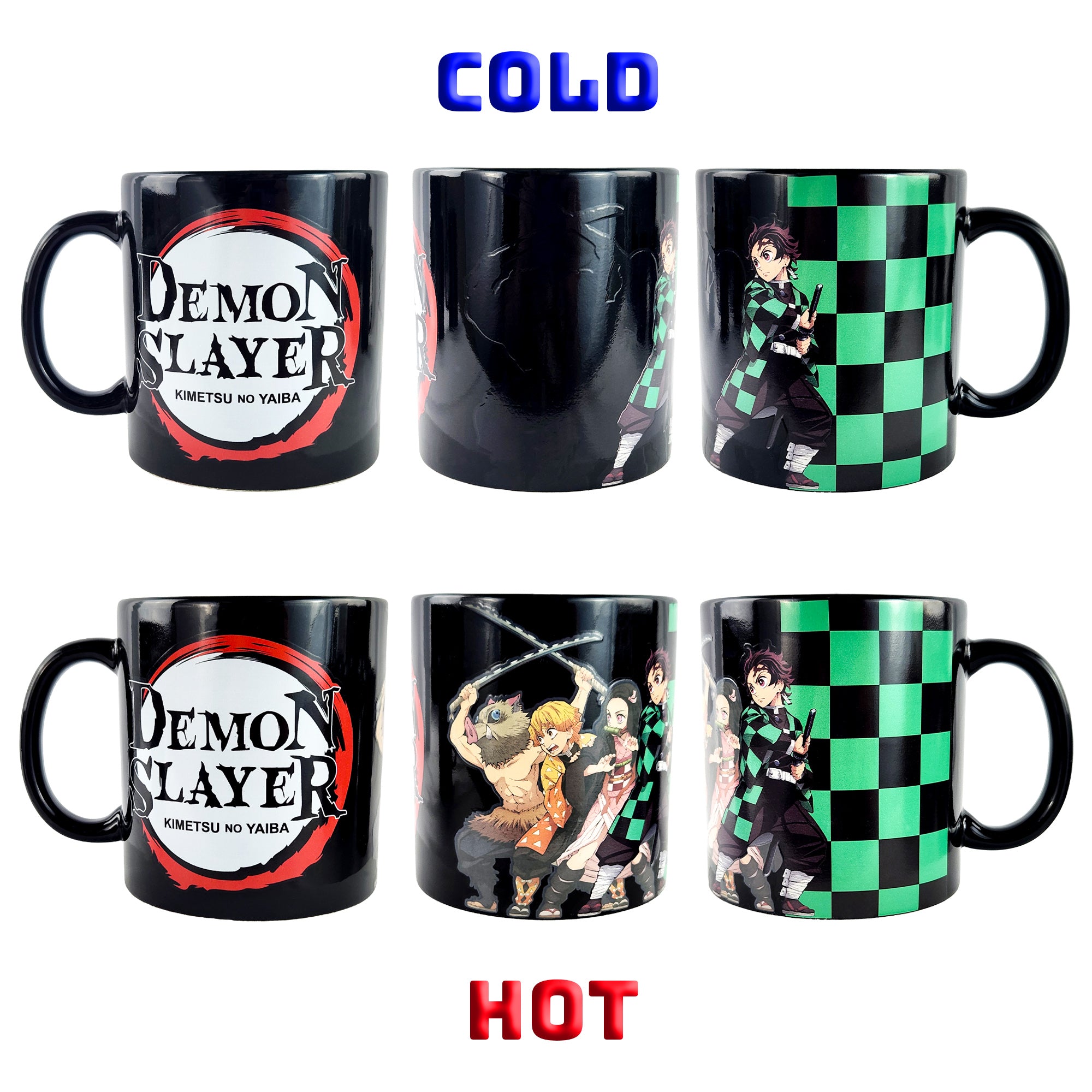 Demon Slayer Mug Thermal Magic Scene Changing 15 oz Ceramic Coffee Cup