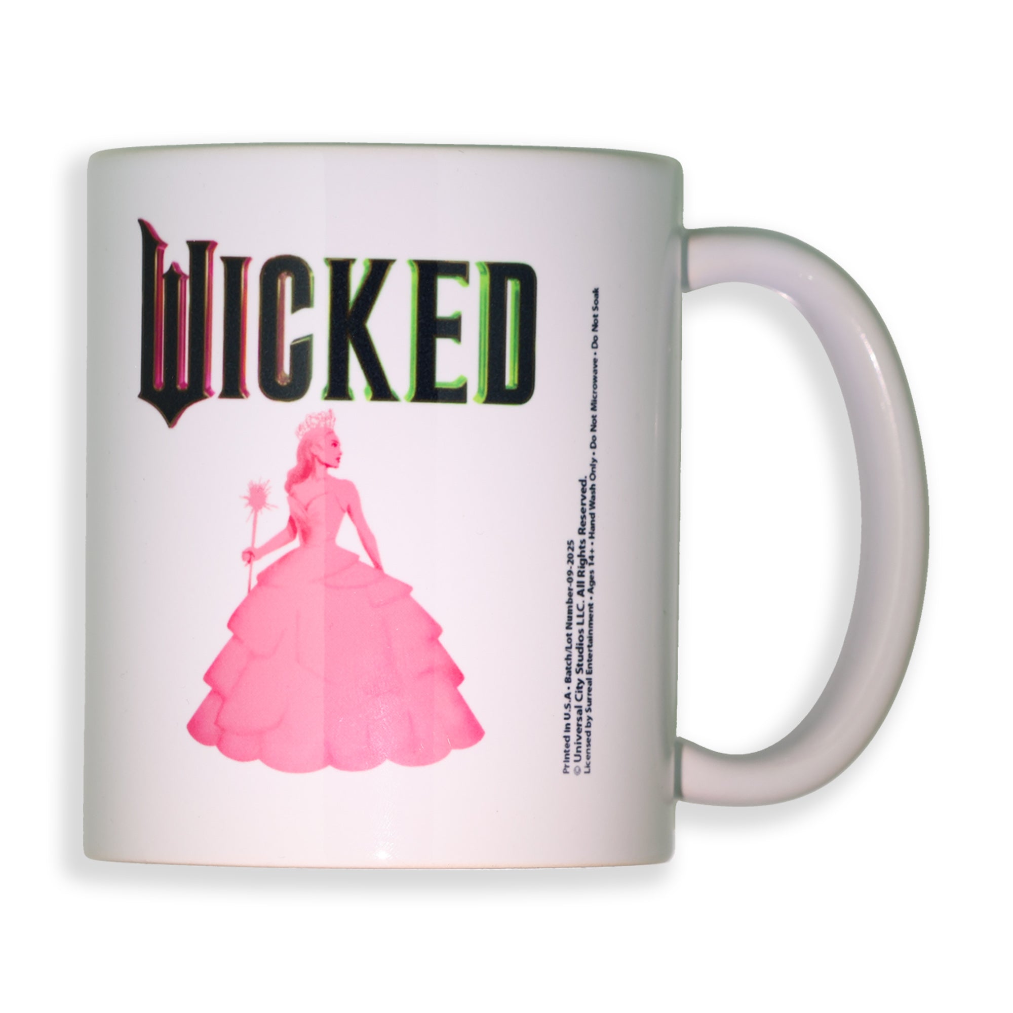 Wicked Glinda and Elphaba Logo Design 11oz Ceramic Coffee Mug