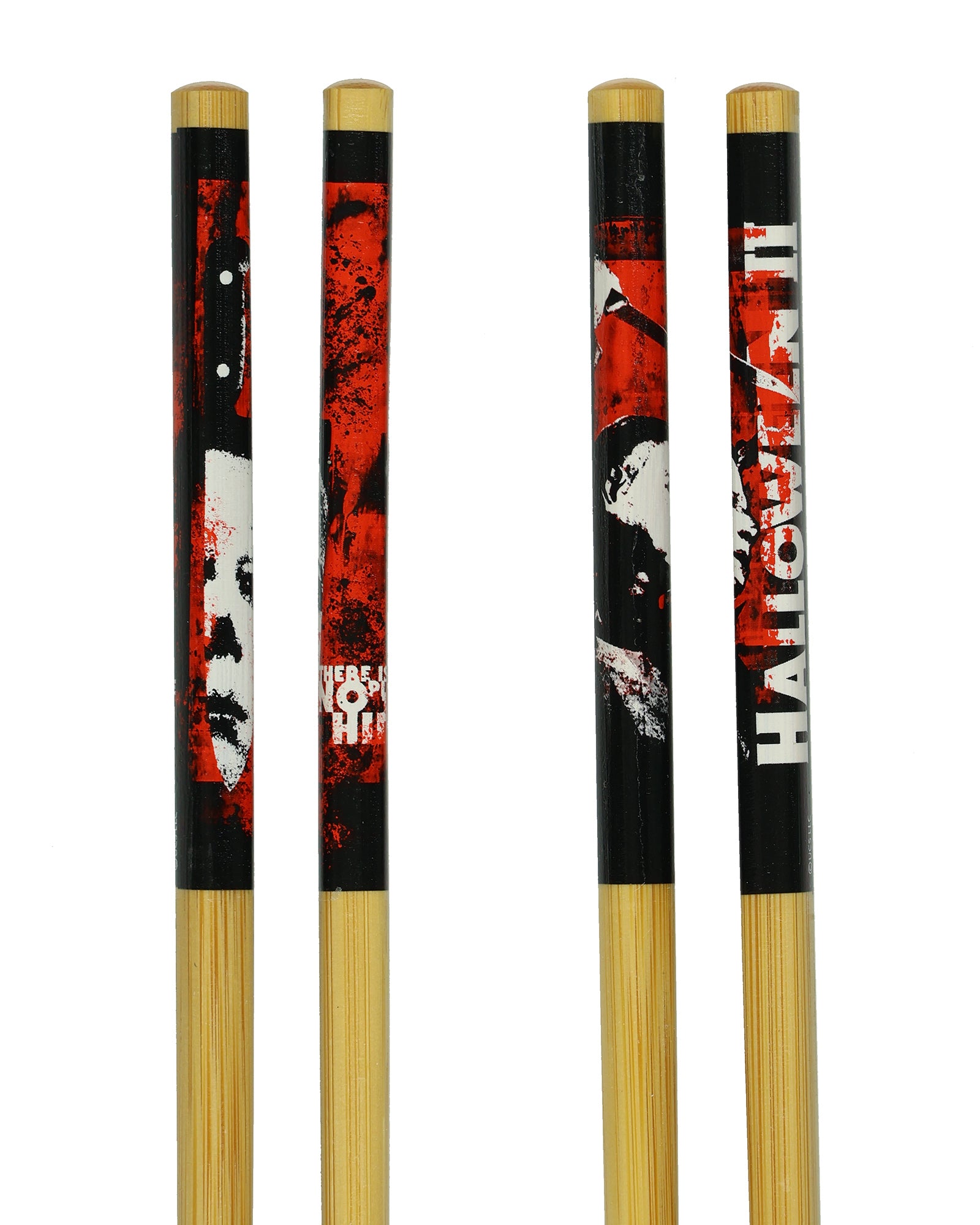 Halloween II Michael Myers Chopsticks 2-Pair 9.5" Reusable Bamboo Utensil Set