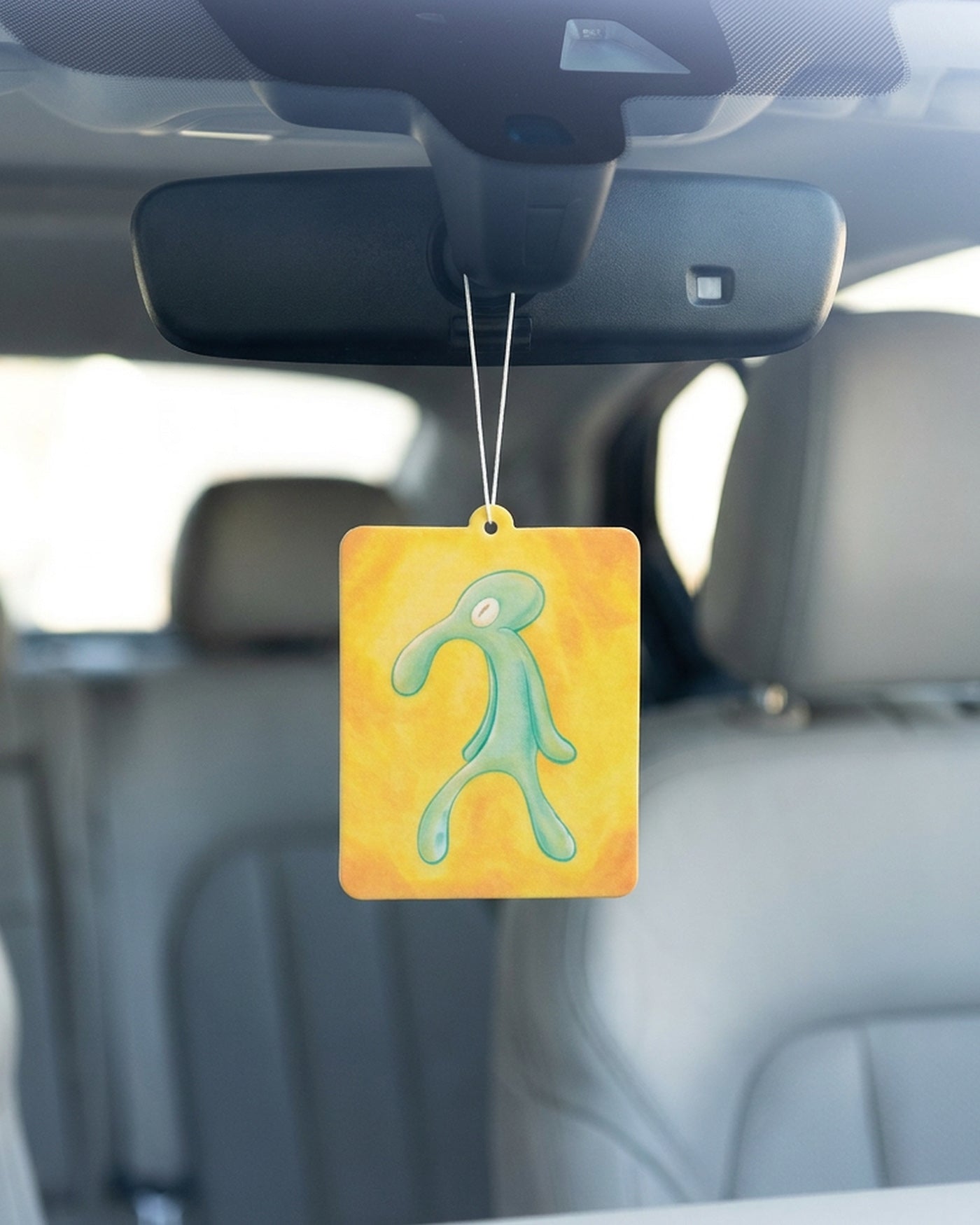 SpongeBob SquarePants Squidward Cardboard Hanging Air Freshener- Mango Scent