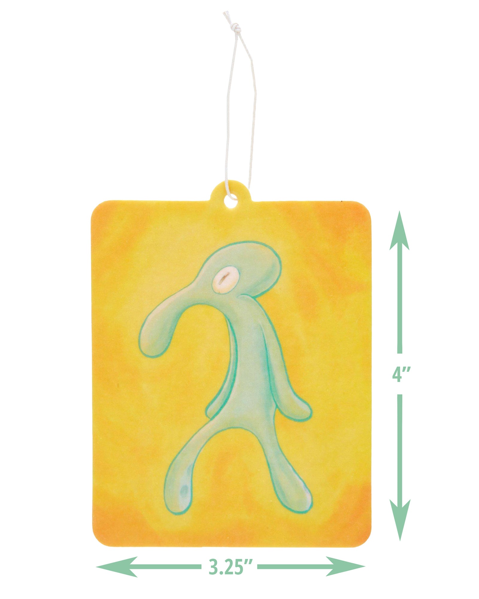 SpongeBob SquarePants Squidward Cardboard Hanging Air Freshener- Mango Scent